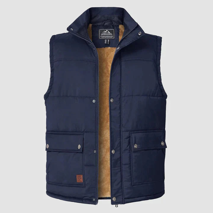 Gilet Homme Élégant - Veste Sans Manches Confortable avec Poches Utiles - LuxeStyle