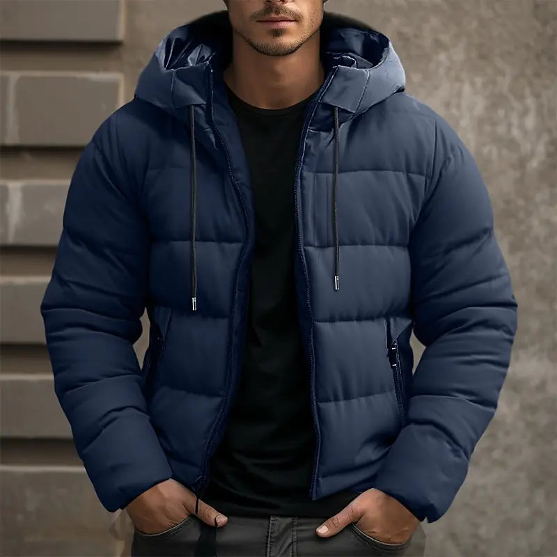Manteau Homme Hiver - Veste Longue Élégante et Douillette avec Poches Utiles - LuxeStyle