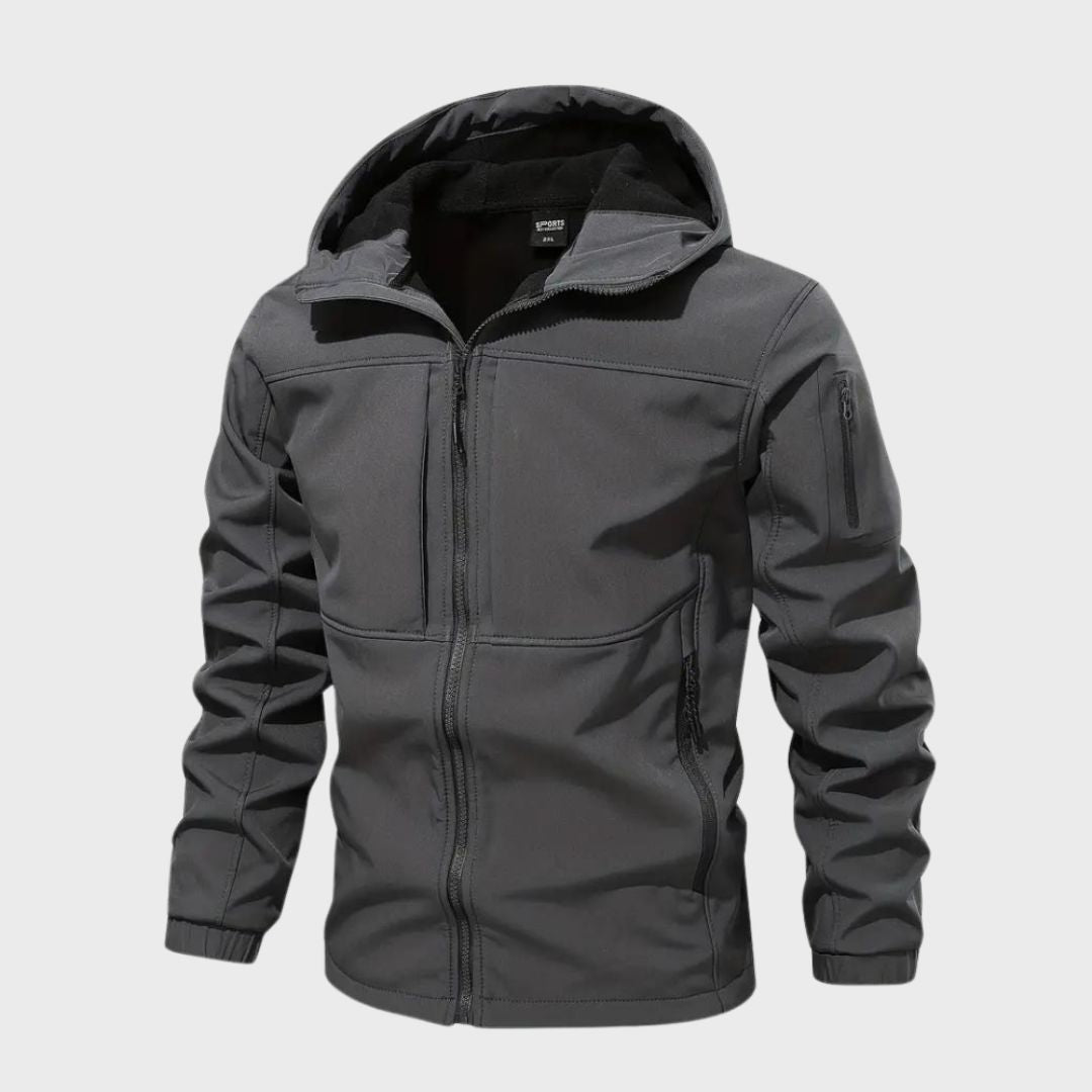Veste Étanche Homme – Imperméable avec Capuche et Poches Cachées