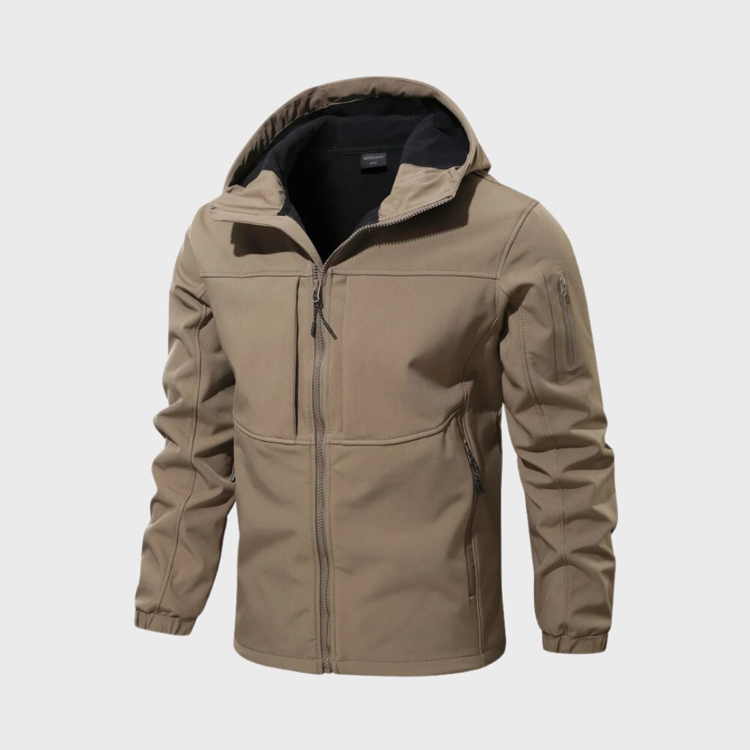 Veste Étanche Homme – Imperméable avec Capuche et Poches Cachées