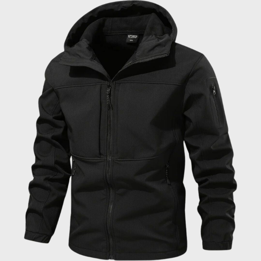 Veste Étanche Homme – Imperméable avec Capuche et Poches Cachées - LuxeStyle