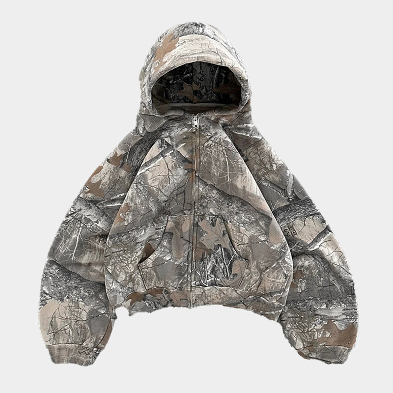 Sweat à Capuche Homme Camo Chic et Douillet - LuxeStyle