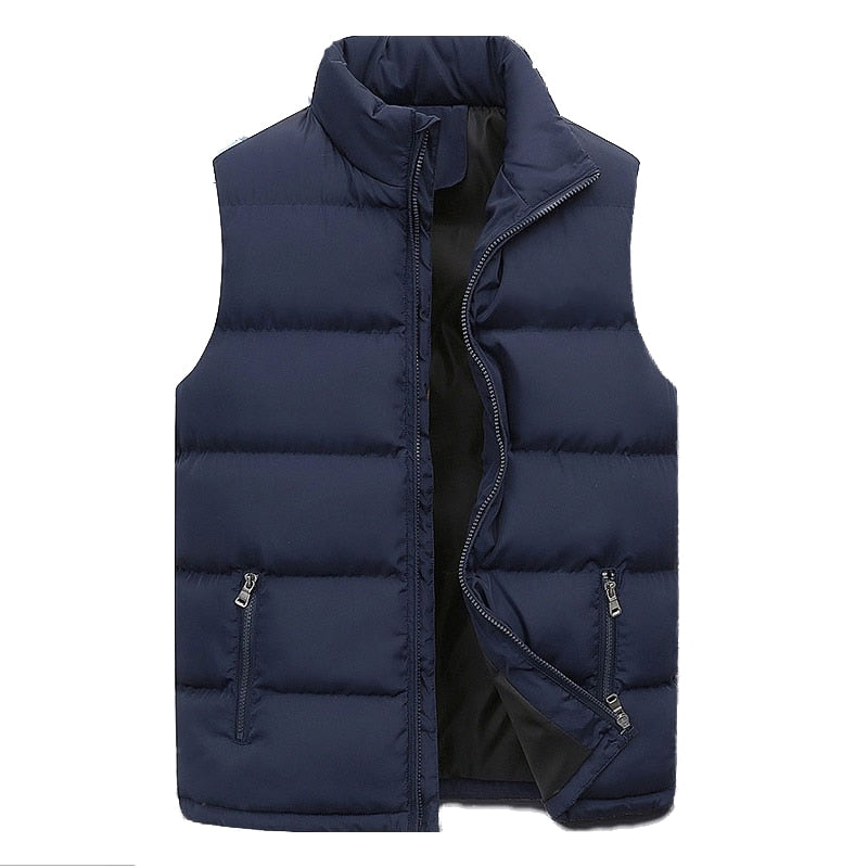 Gilet Homme Matelassé Chic avec Doublure Polaire & Poches Cachées - LuxeStyle