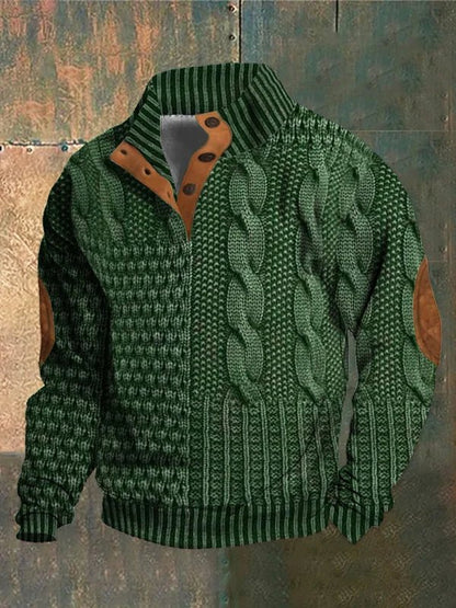Pull Homme Chic Élégant - Tricot Doux et Confortable pour Hiver