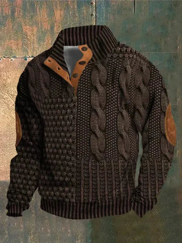 Pull Homme Chic Élégant - Tricot Doux et Confortable pour Hiver - LuxeStyle