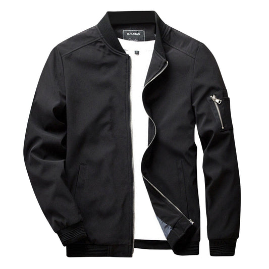 Blouson Homme Slim et Chic pour Demi-Saison - LuxeStyle