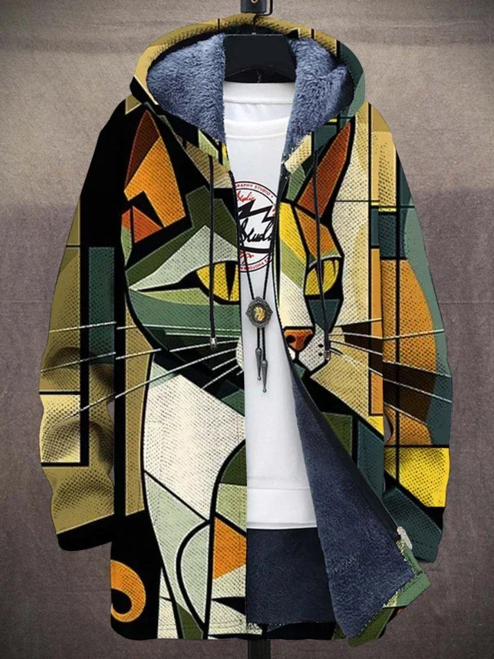 Veste zippée à capuche tendance streetwear