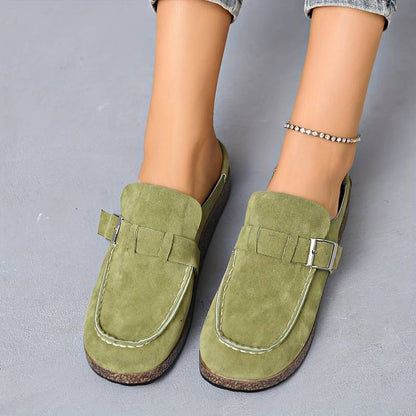 Sabots Femmes Cuir Noir Naturel
