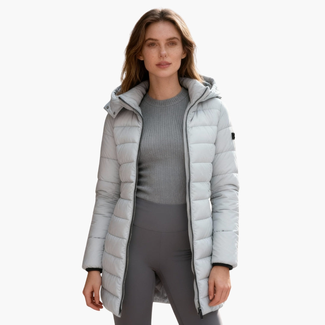 Veste hivernale féminine avec capuchon - LuxeStyle
