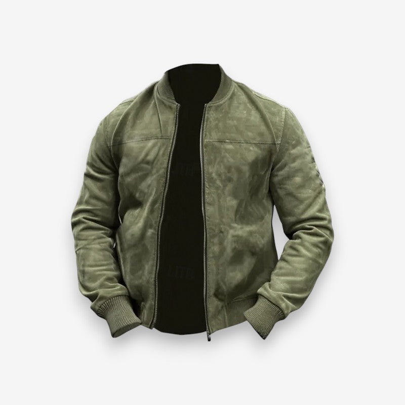 Veste molletonnée zippée confortable pour homme