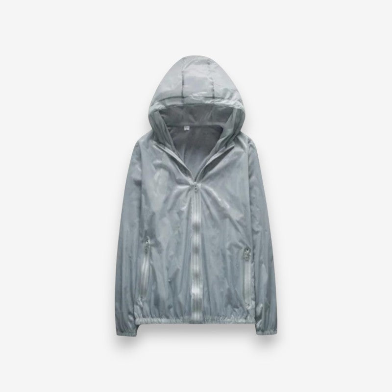 Veste à Capuche Étanche avec Poches Cachées