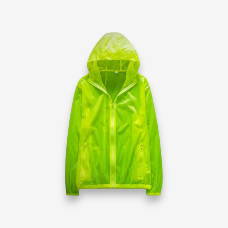 Veste à Capuche Étanche avec Poches Cachées