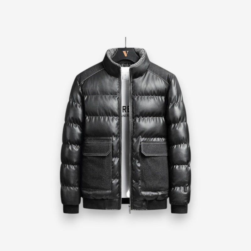 Veste zippée confortable à manches longues poches larges - LuxeStyle