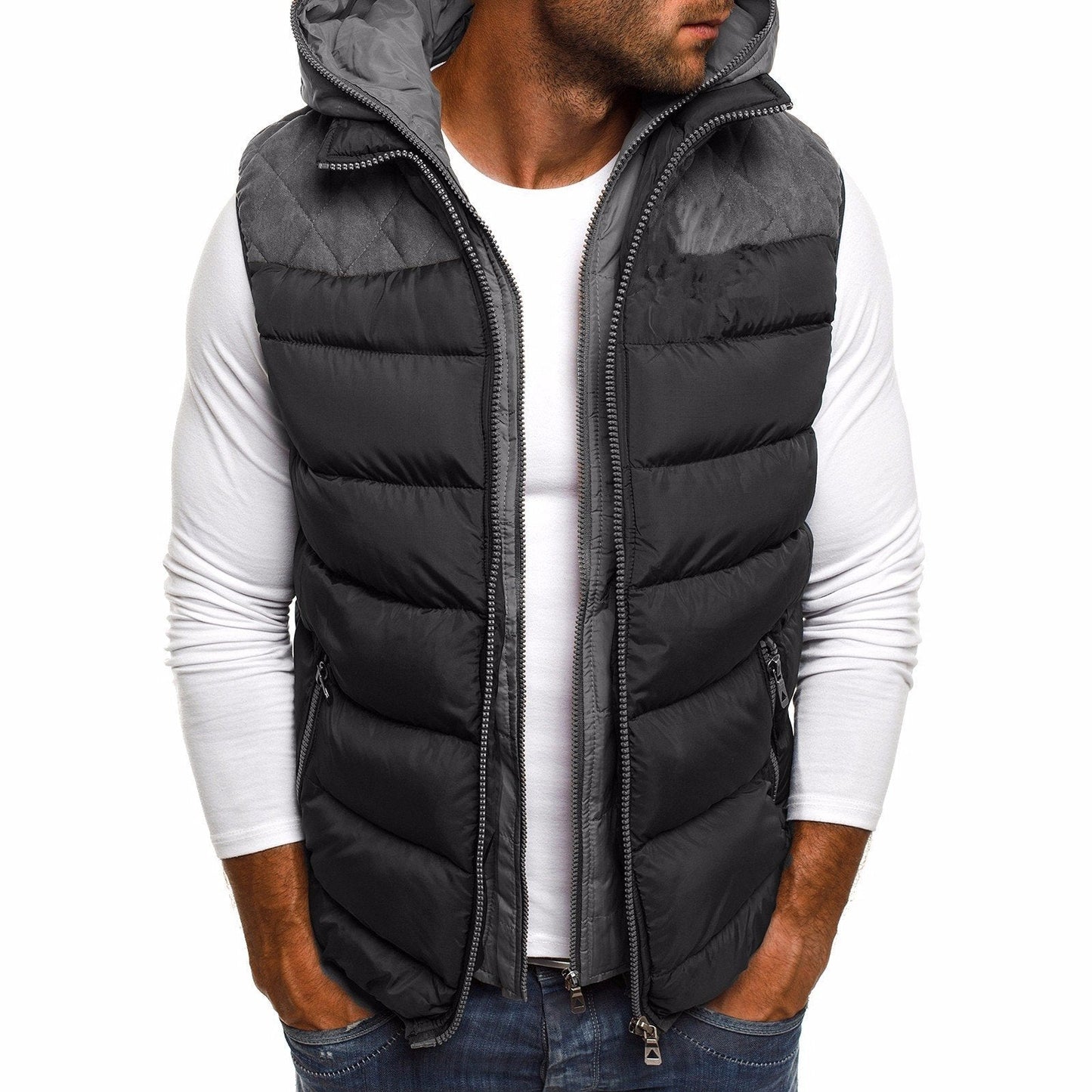 Blouson de hiver chauffant pour homme