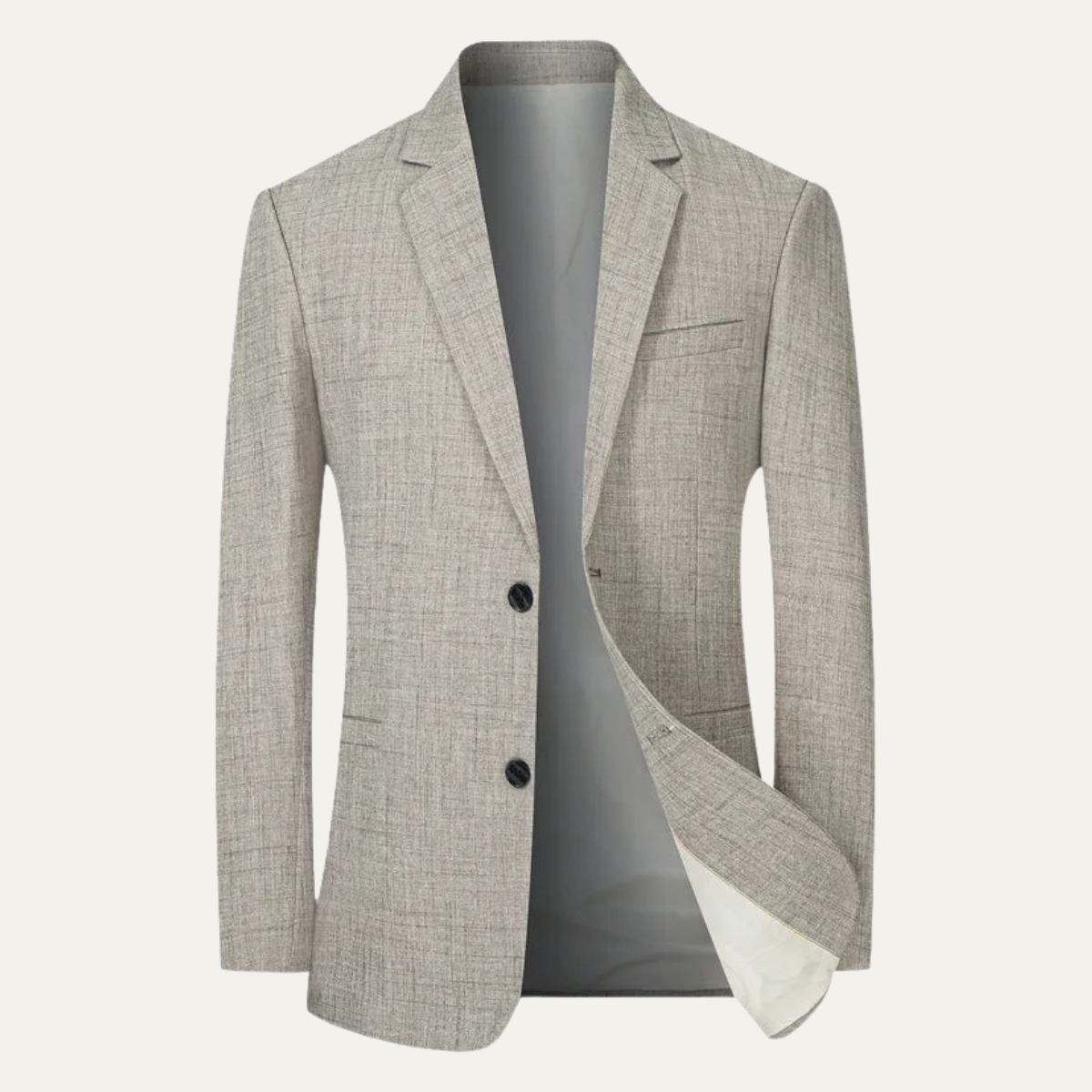 Blazer classique à revers cranté pour homme