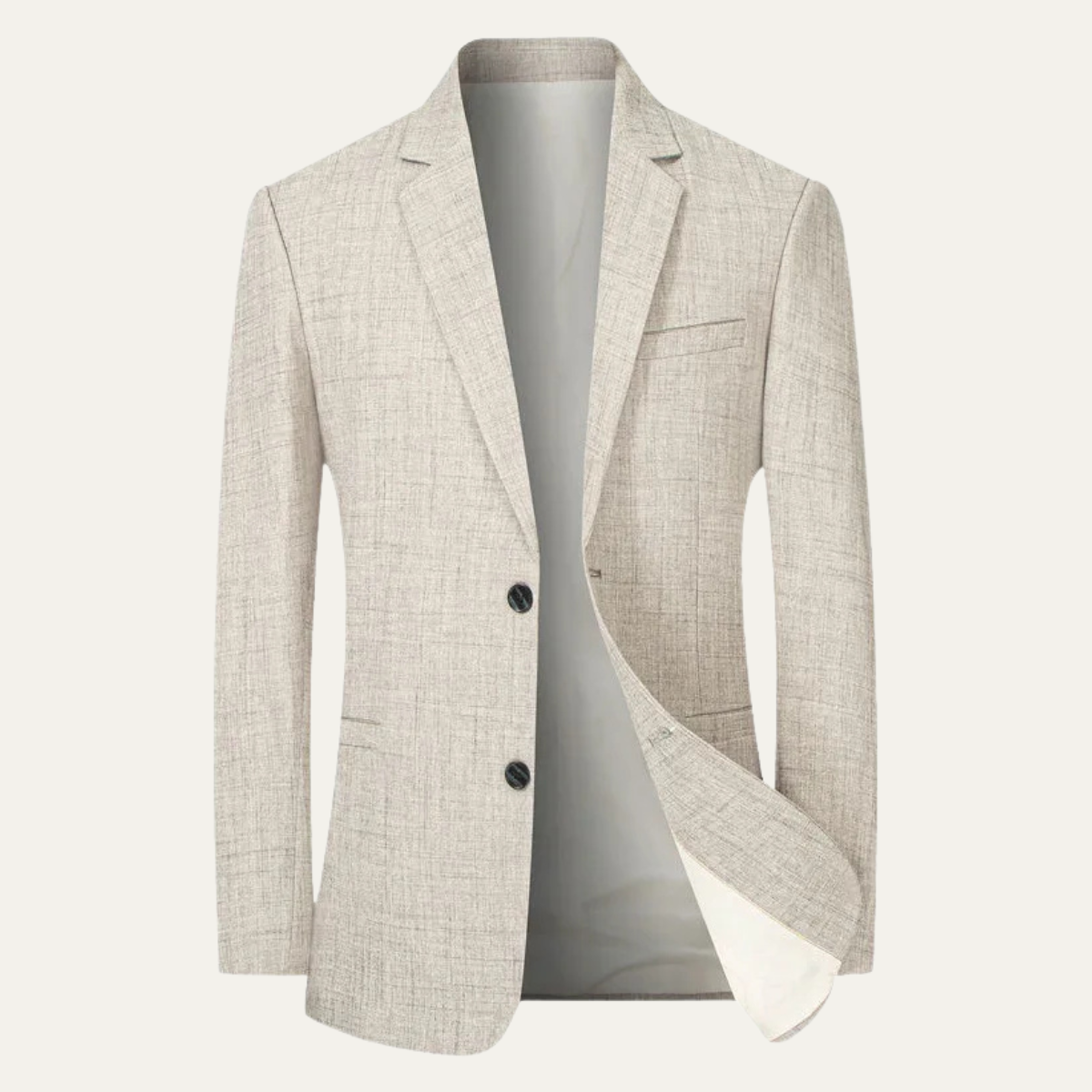 Blazer classique à revers cranté pour homme