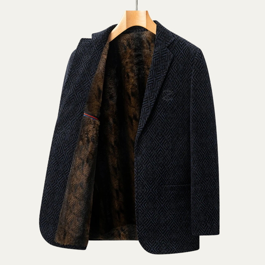 Blazer homme à texture diamant