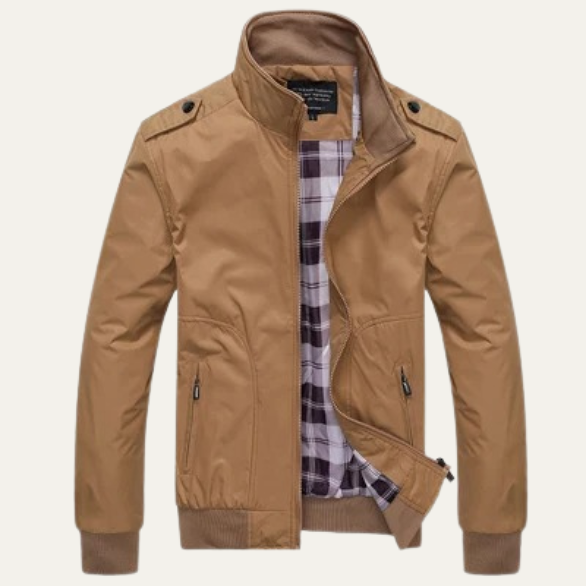 Blouson aviateur pour homme à col montant