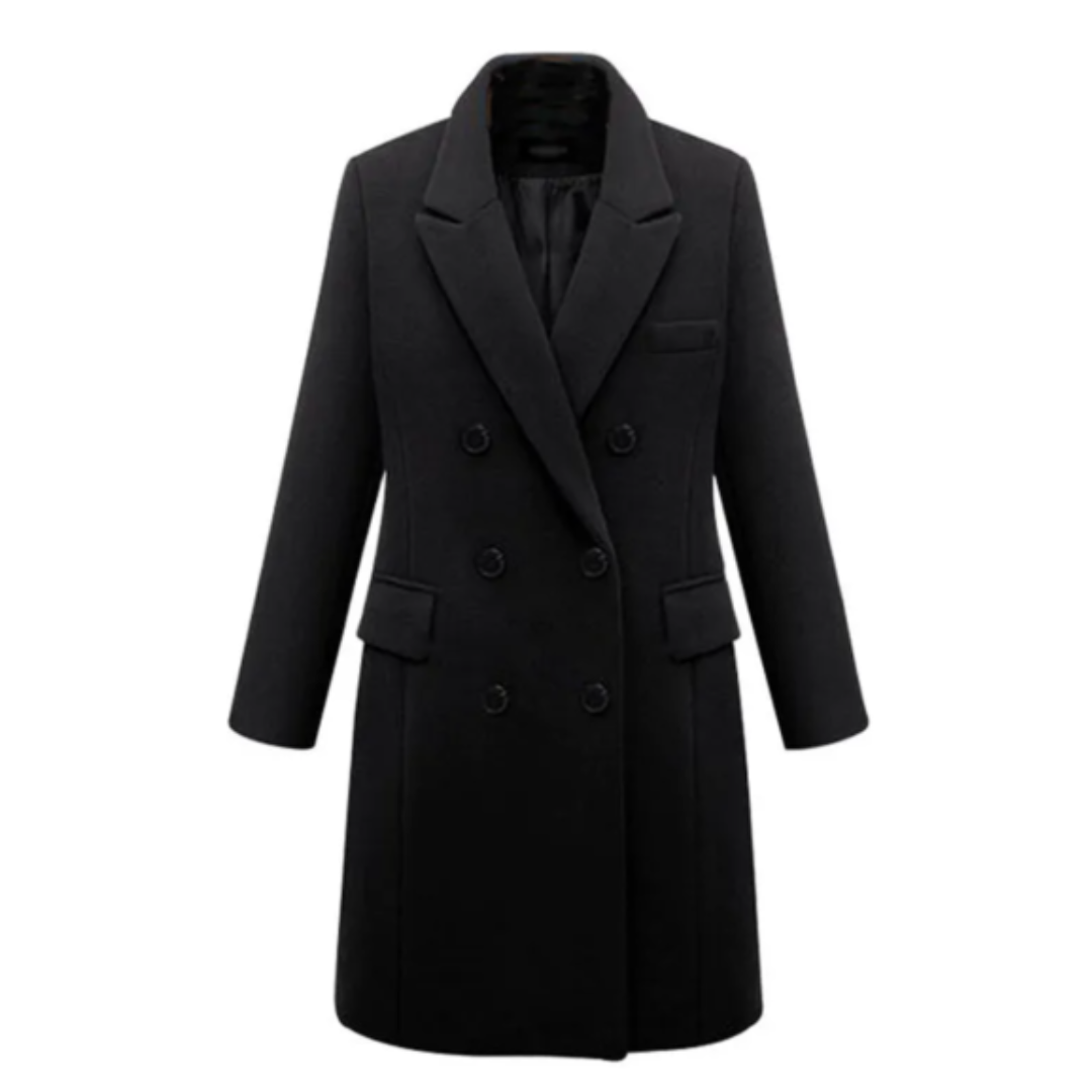 Caban court croisé pour femme