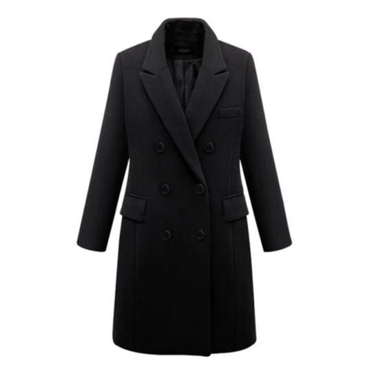 Caban court croisé pour femme