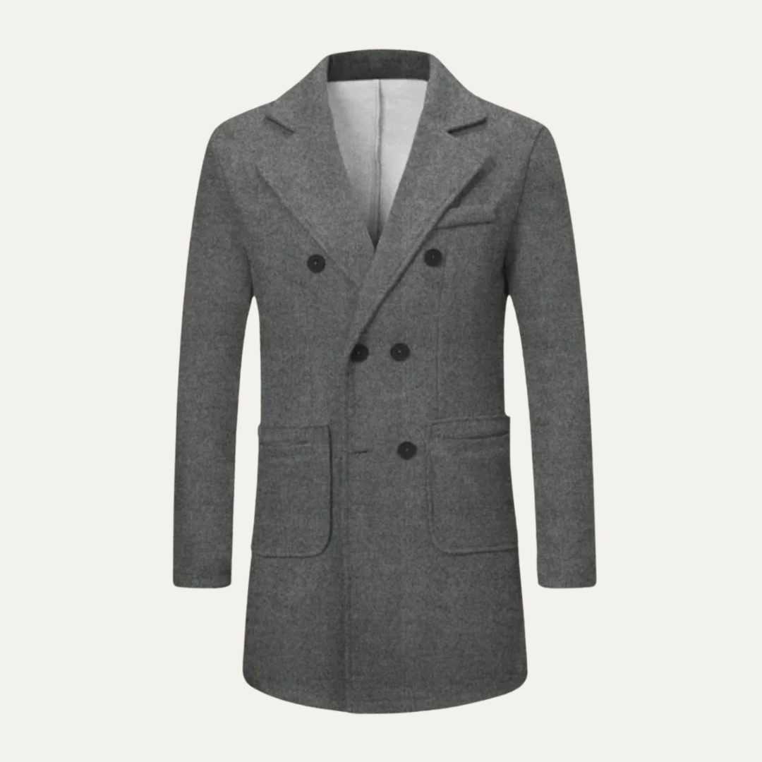 Caban croisé pour homme