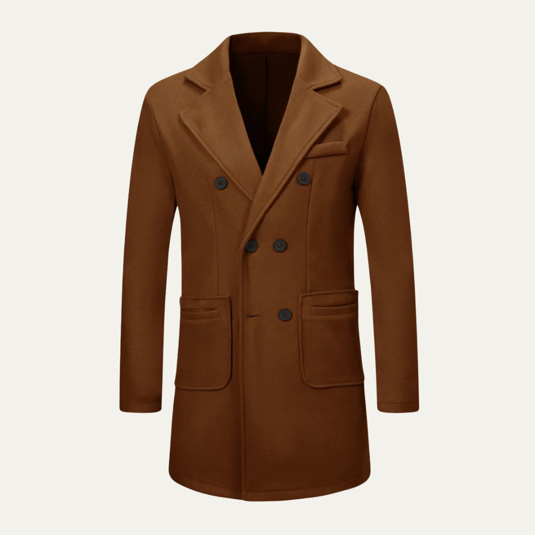 Caban croisé pour homme
