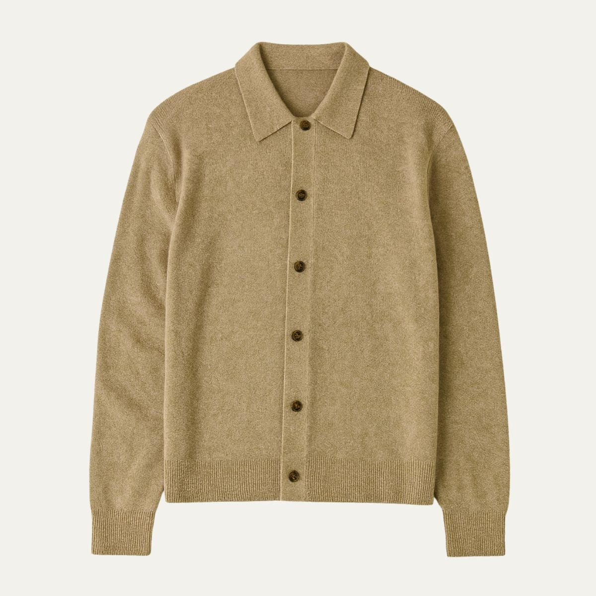 Cardigan classique boutonné pour homme