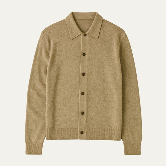 Cardigan classique boutonné pour homme