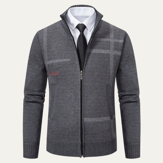 Cardigan géométrique moderne pour homme