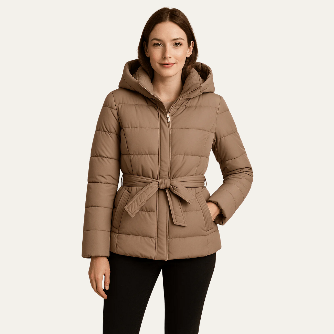 Doudoune à capuche pour femme