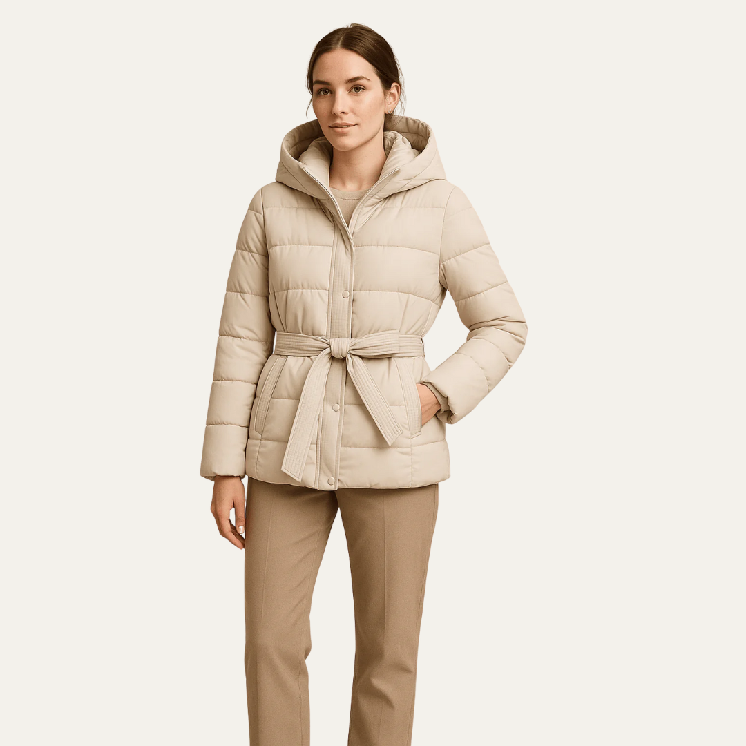 Doudoune à capuche pour femme