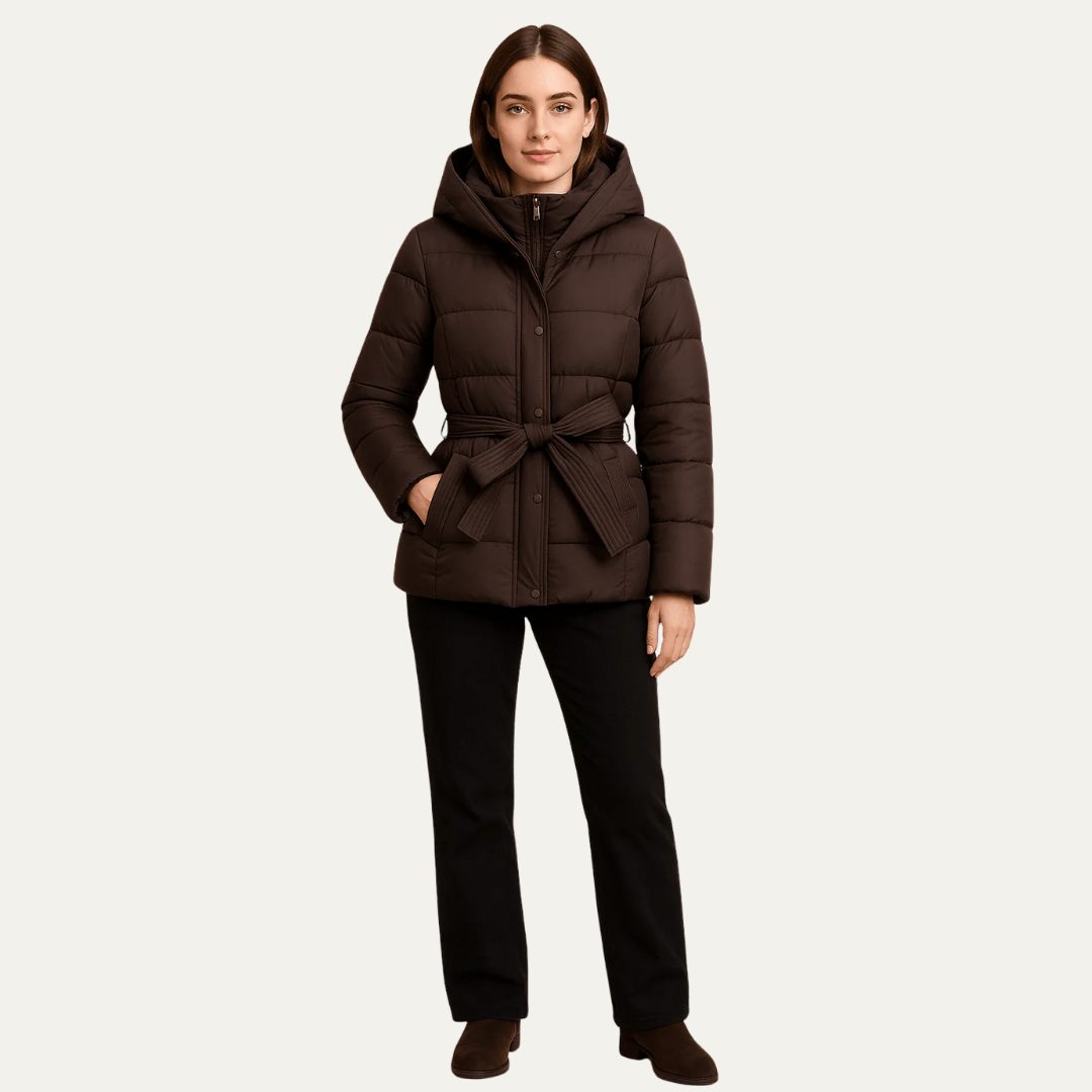 Doudoune à capuche pour femme