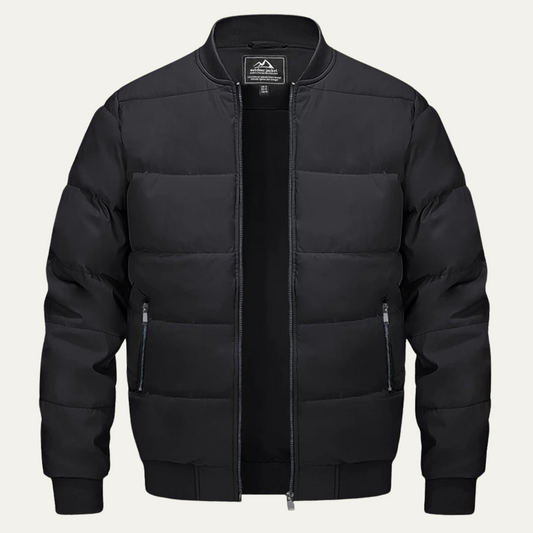 Doudoune bomber matelassée d'hiver pour homme
