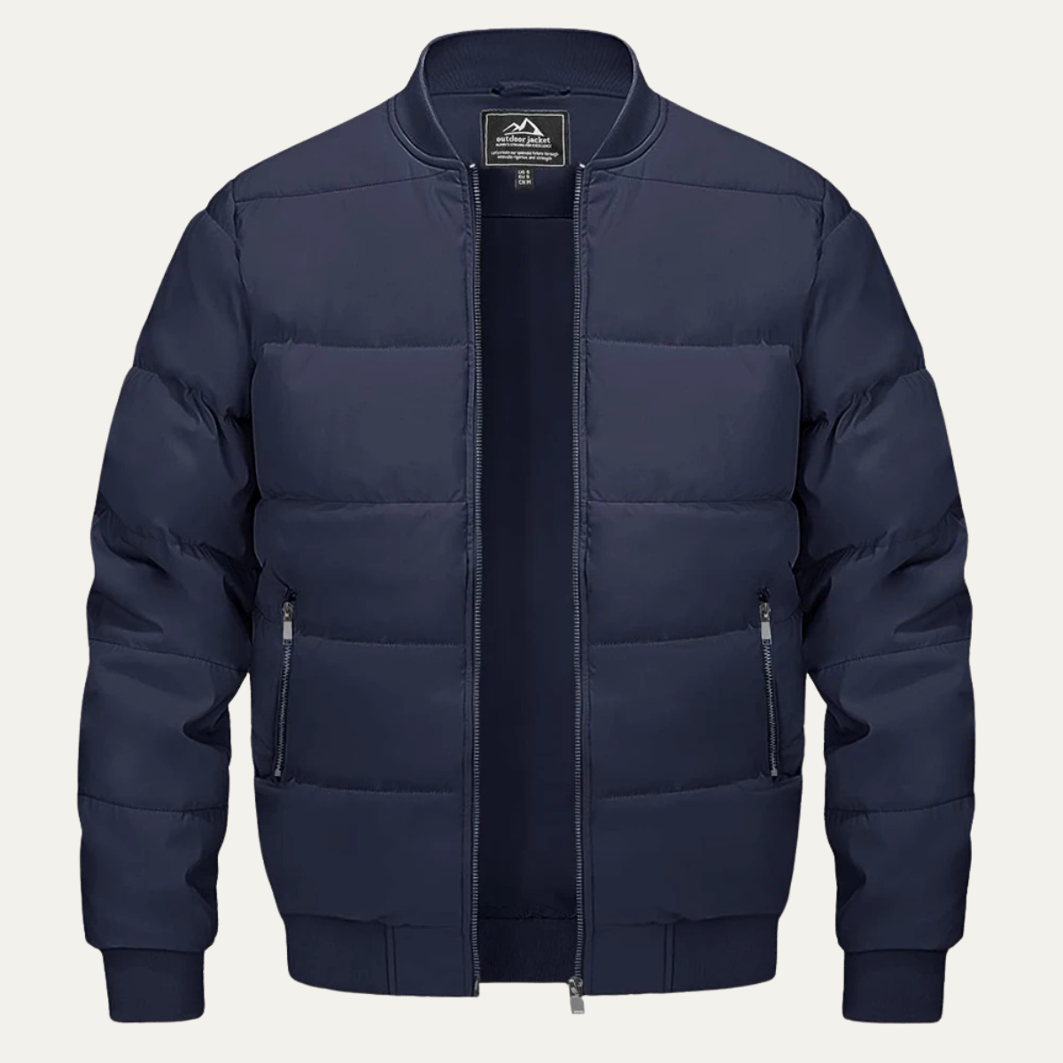 Doudoune bomber matelassée d'hiver pour homme