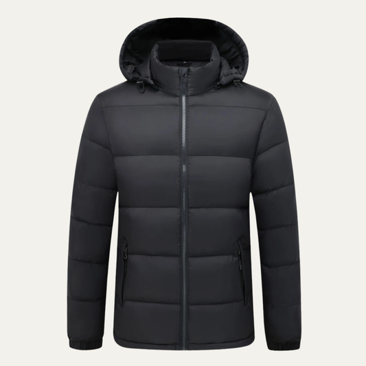 Doudoune classique pour homme, longueur taille