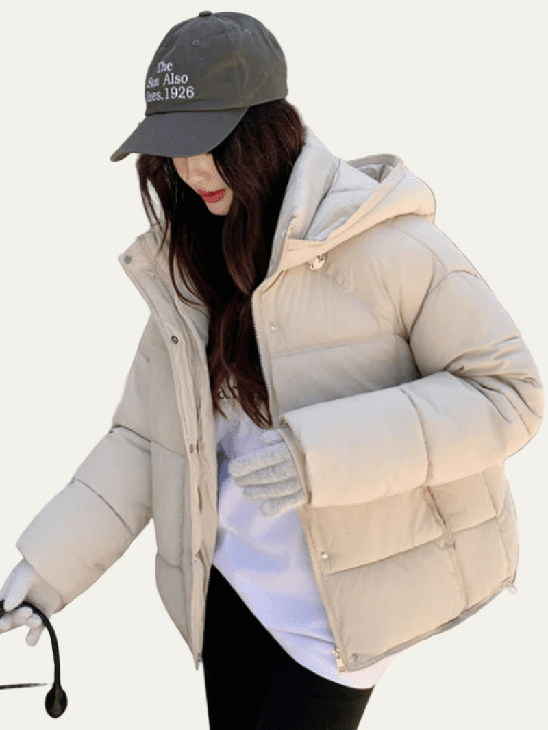Doudoune courte oversize pour femme