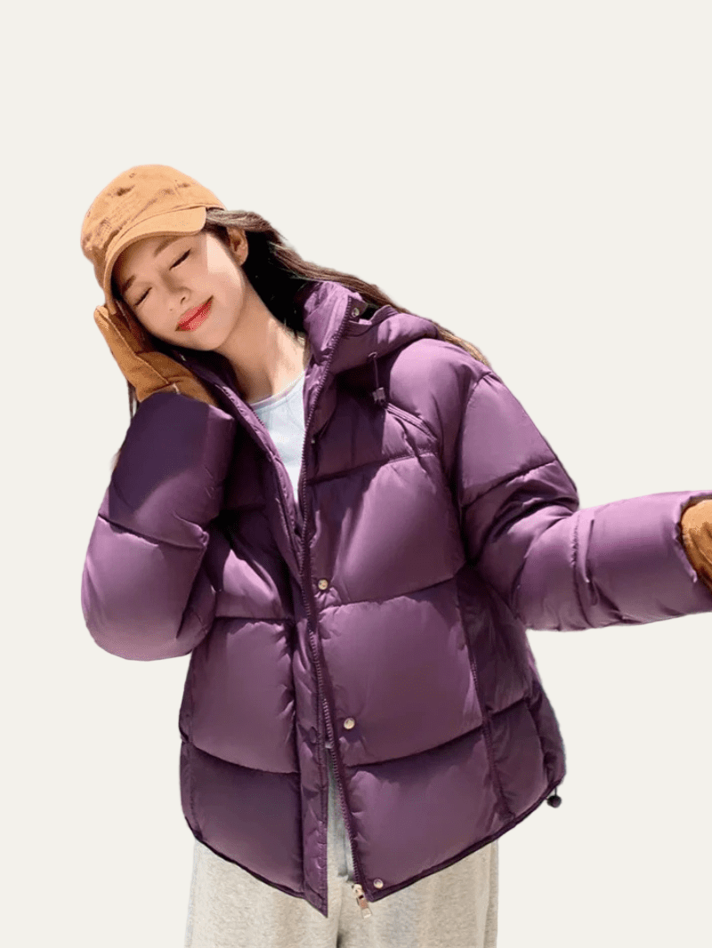Doudoune courte oversize pour femme