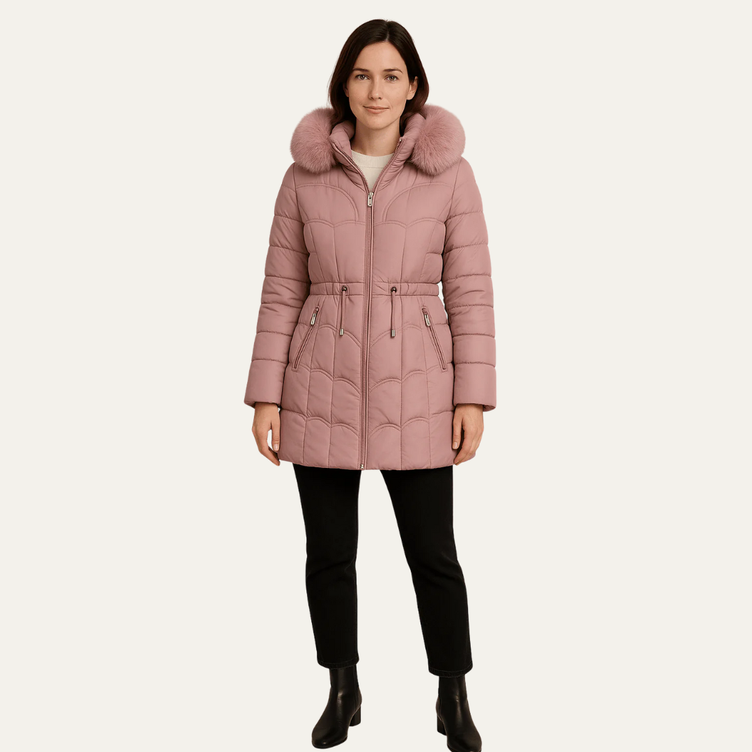 Doudoune élégante pour femme, longueur hanches