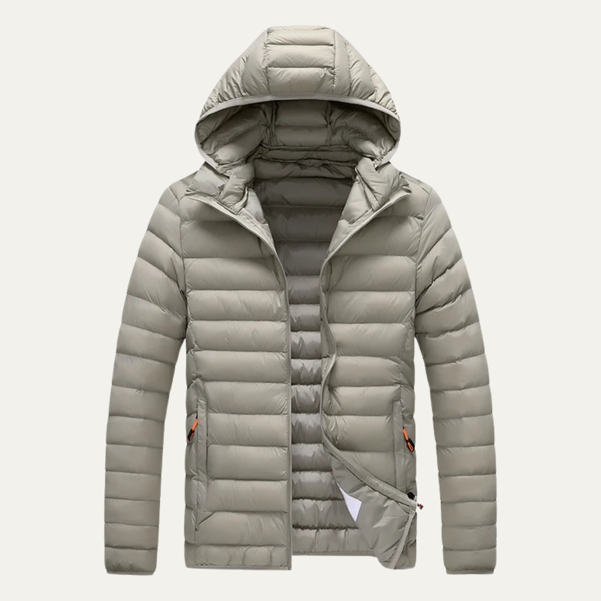 Doudoune légère à capuche pour homme