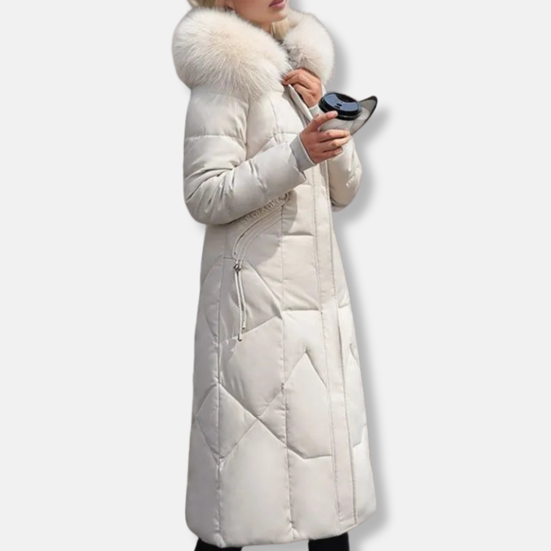 Doudoune matelassée longue pour femme