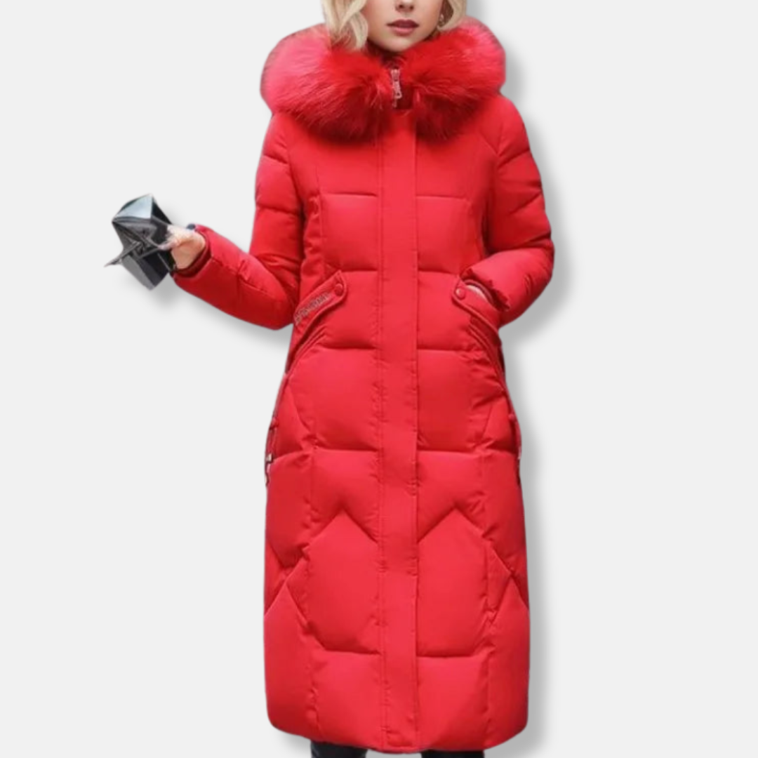 Doudoune matelassée longue pour femme