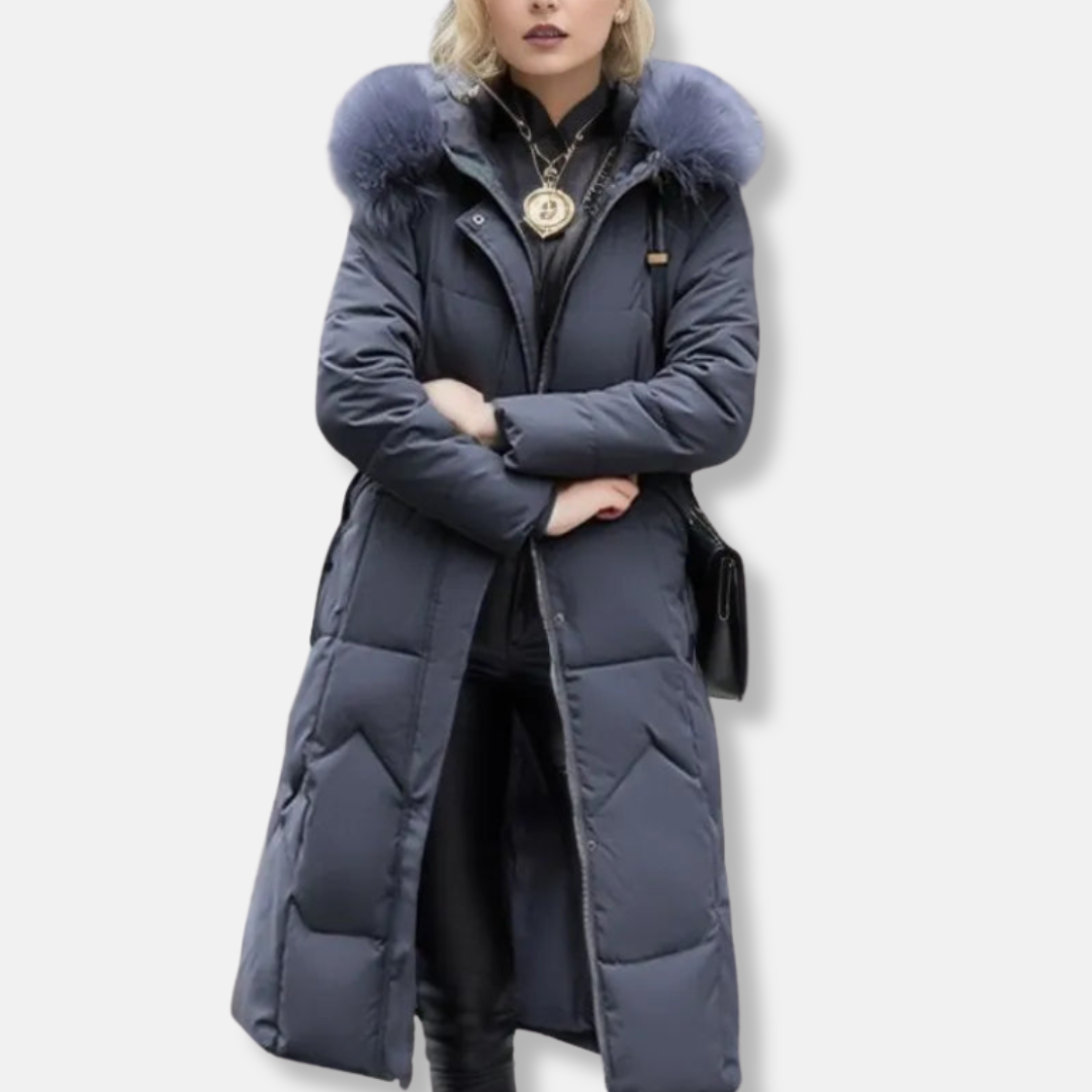 Doudoune matelassée longue pour femme