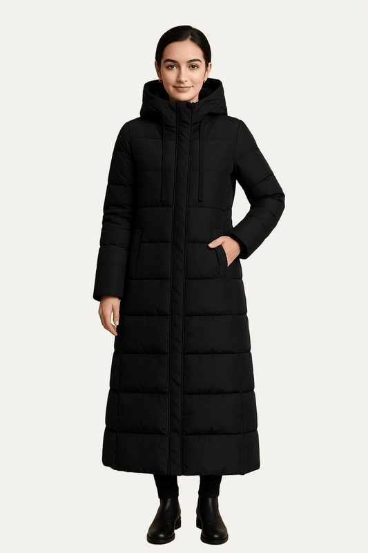 Doudoune maxi cintrée pour femme