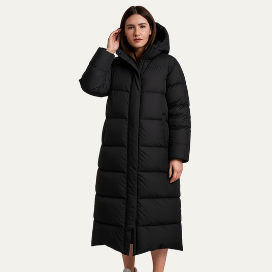 Doudoune maxi oversize à capuche pour femme