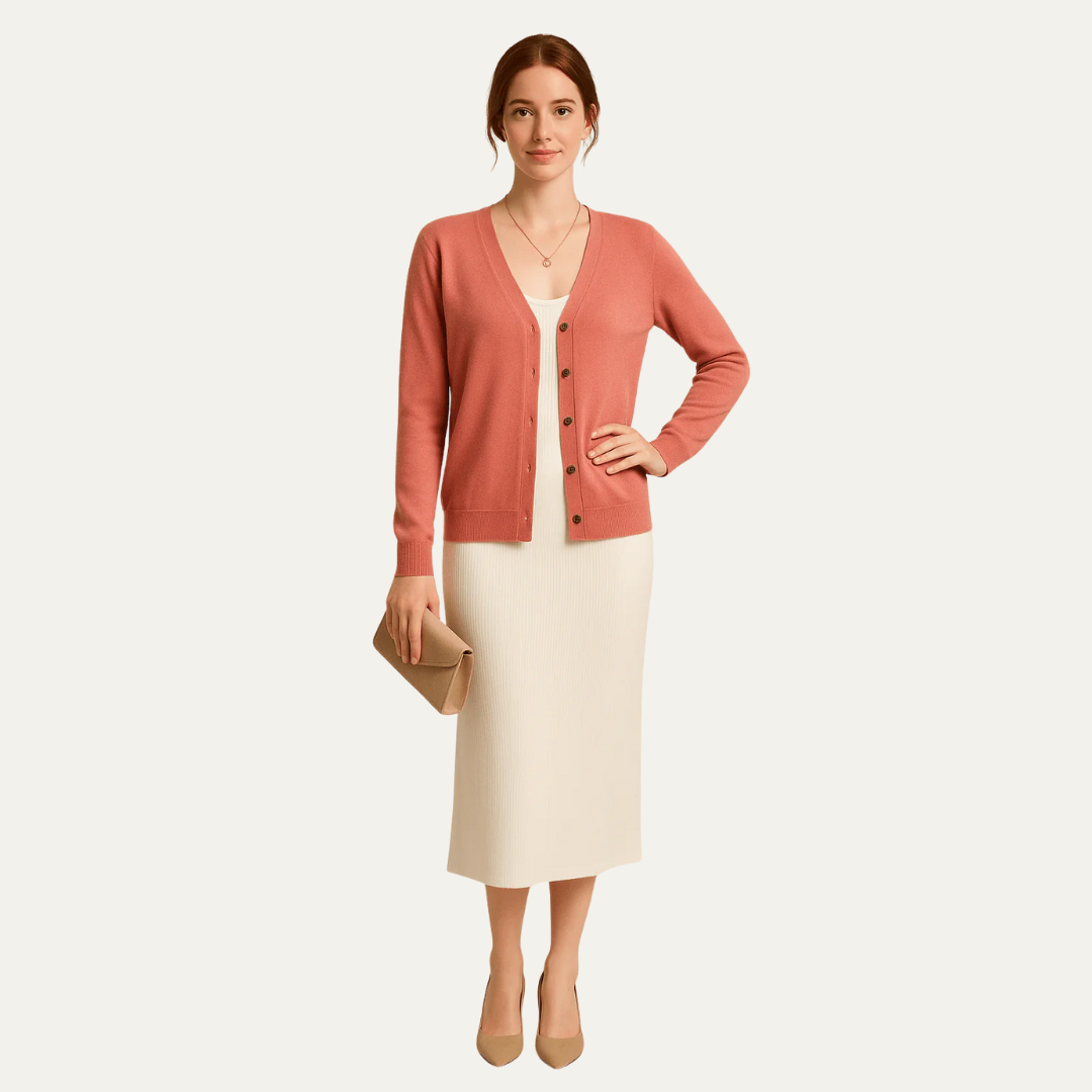 Gilet classique boutonné pour femme