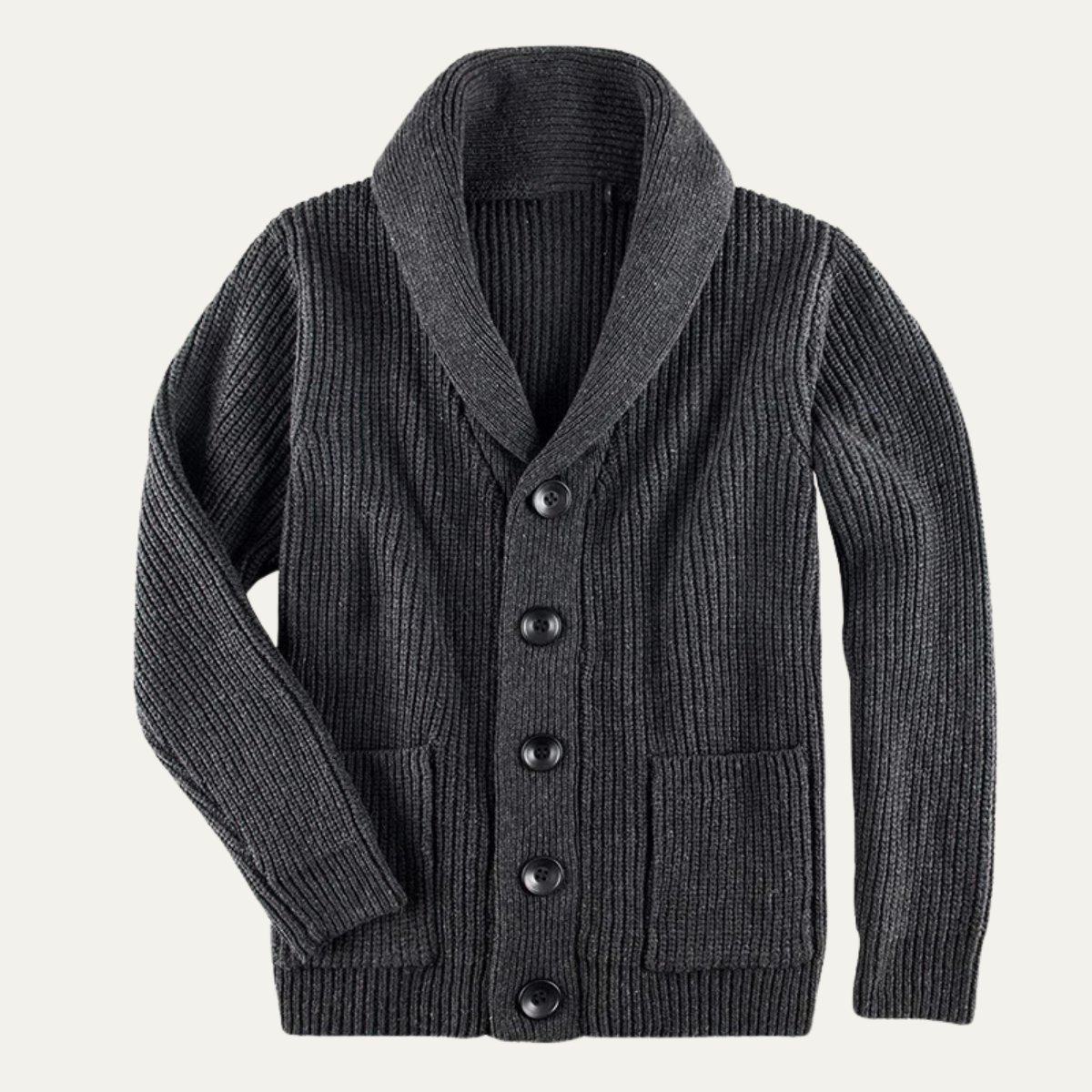 Gilet côtelé épais pour homme
