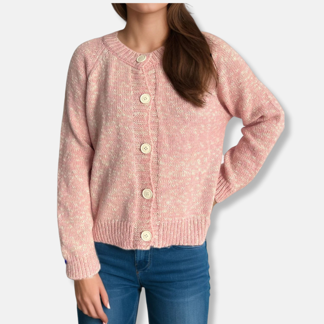 Gilet court boutonné pour femme