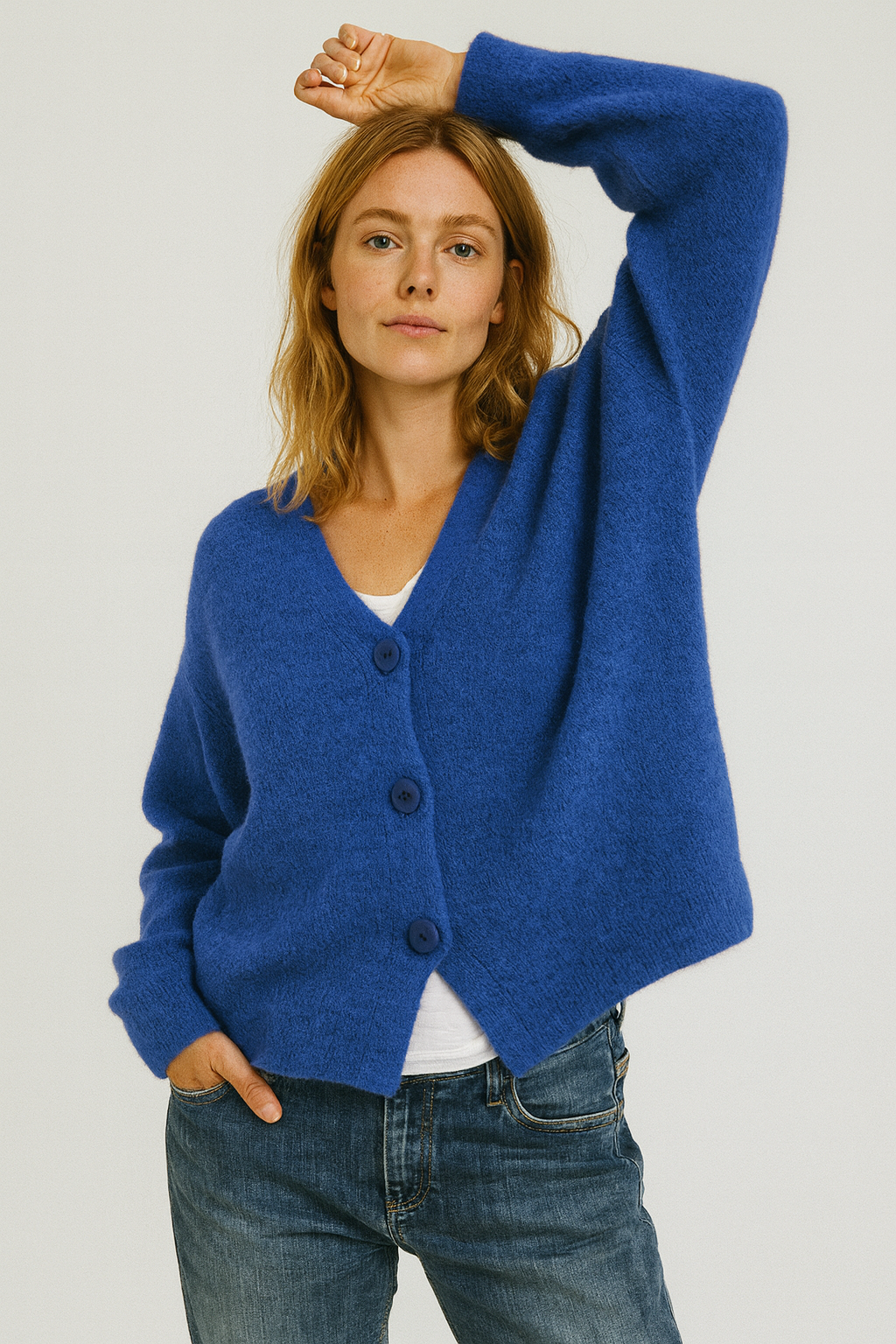 Gilet court classique pour femme