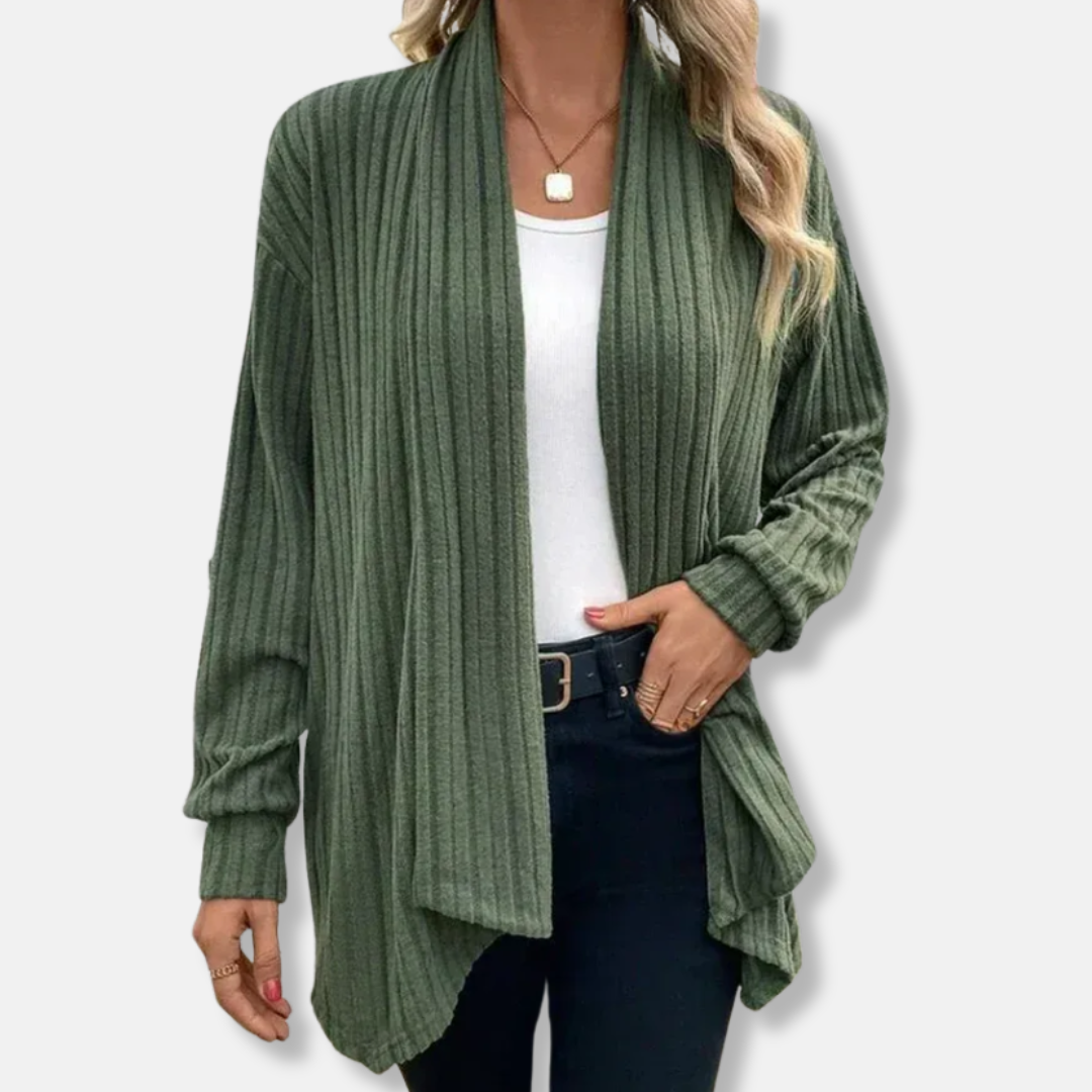 Gilet drapé pour femme