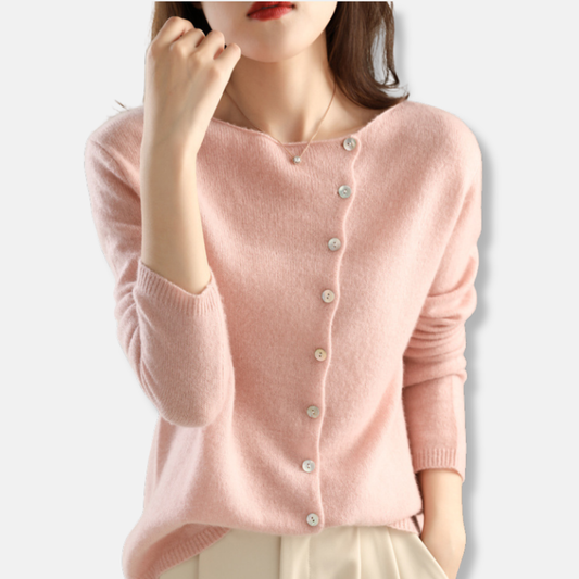 Gilet élégant à col en V pour femme
